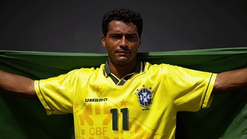 Romário em campo pela Seleção (Foto: Reprodução)
