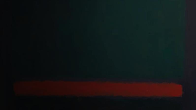 Mark Rothko, No. 15 (Two Greens and Red Stripe), 1964.