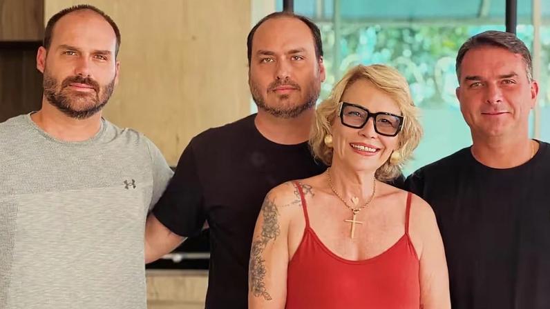 Flávio diz a aliados que mãe não disputará o Senado pelo Rio