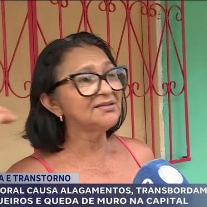 Temporal provoca alagamentos e transtornos em áreas da capital