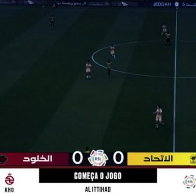 Al Ittihad e Al Kholood empatam sem gols no início do jogo