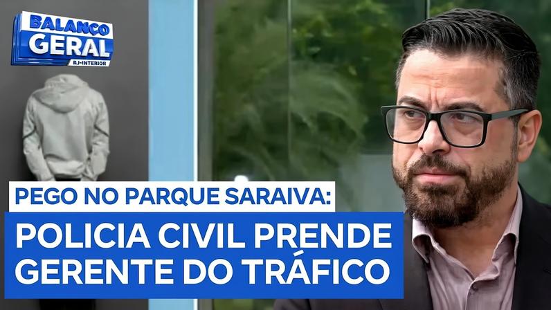 Polícia Civil prende suspeito de chefiar o tráfico no Parque Saraiva