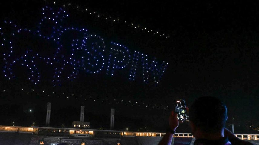 Show de drones foi uma das atrações do segundo dia do São Paulo Innovation Week