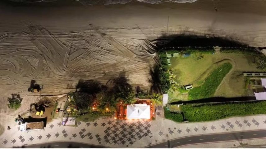 Construção de sede de organização esportiva causou danos ambientais na Praia do Pepê