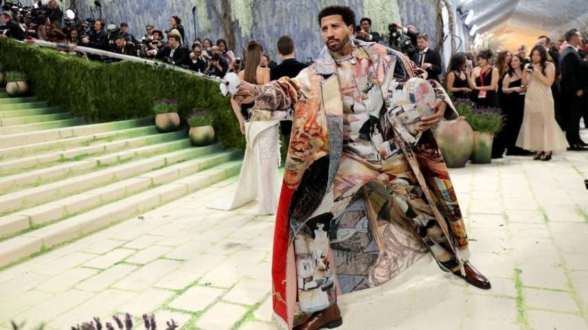 Miles Chamley-Watson brought fencing to the Met Gala with his Kid Super-designed outfit.