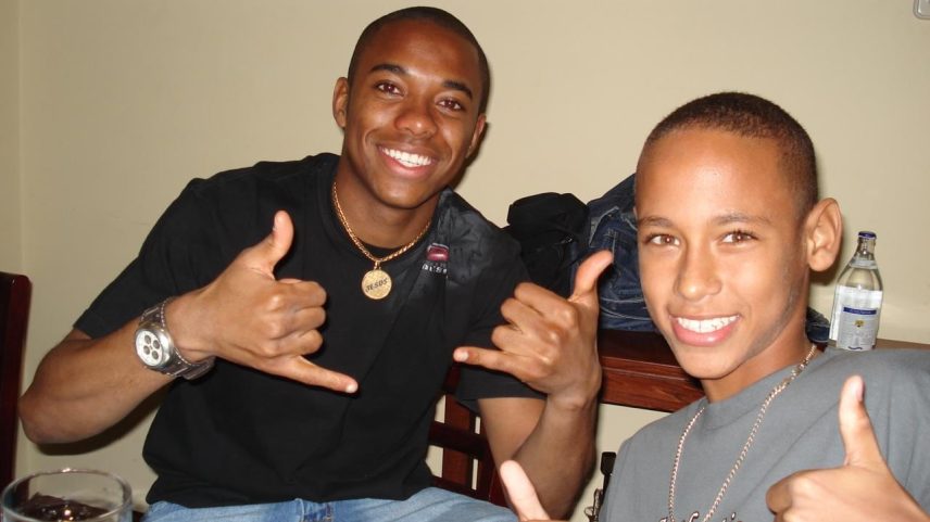 Robinho orientou, apoiou e incentivou Neymar no início da carreira. Família de Robinho Júnior ficou chocada com as agressões