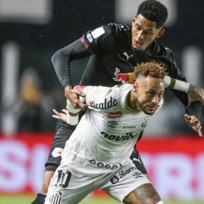 Neymar marca e Santos vence Bragantino com aplausos da torcida na Vila Belmiro