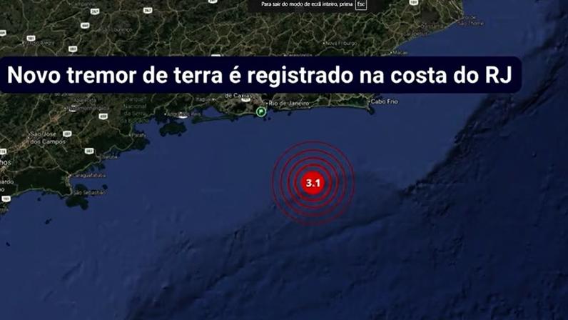 Abalos sísmicos foram registrados em Maricá