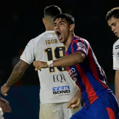Santos abre 2 a 0, mas empata com San Lorenzo pela Sul-Americana