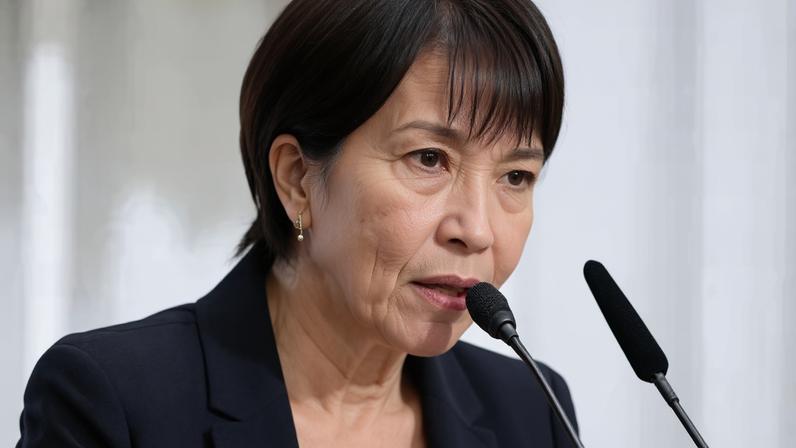 A primeira-ministra do Japão, Sanae Takaichi