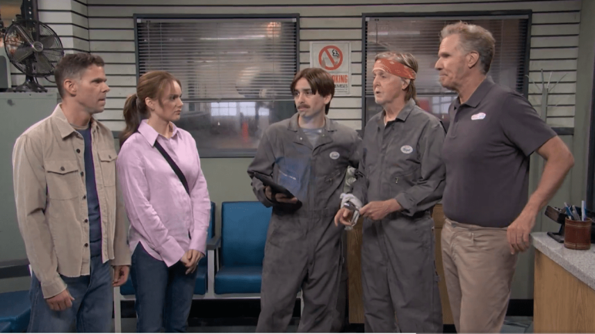 SNL: Mecânicos que falam gibberish exploram proprietários de carros