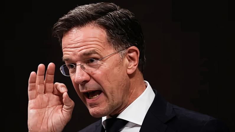 Secretário-geral da Otan Mark Rutte em Praga 16 de abril de 2026