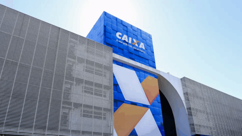 Na imagem, a sede da Caixa Econômica Federal; lucro líquido contábil do banco estatal atingiu 38,5% no 1º trimestre de 2026