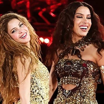 Shakira agradece Anitta por participação no Rio e diz querer repetir show