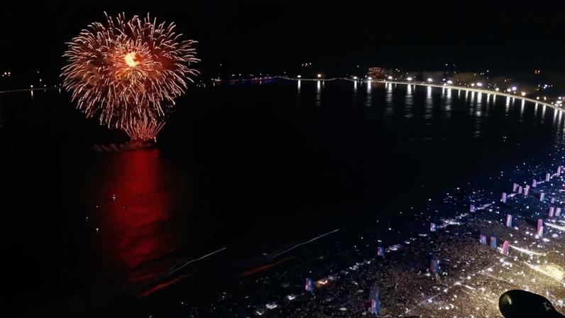Show de Shakira na praia de Copacabana | Reprodução/Instagram