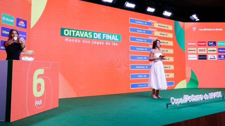 Sorteio das oitavas de final da Copa do Brasil (Foto: Divulgação/CBF)