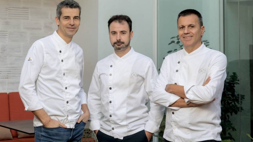 Spain Fusion: chefs Mateu Casañas, Eduard Xatruch e Oriol Castro, do restaurante Disfrutar - (@JoanValera/Instagram)