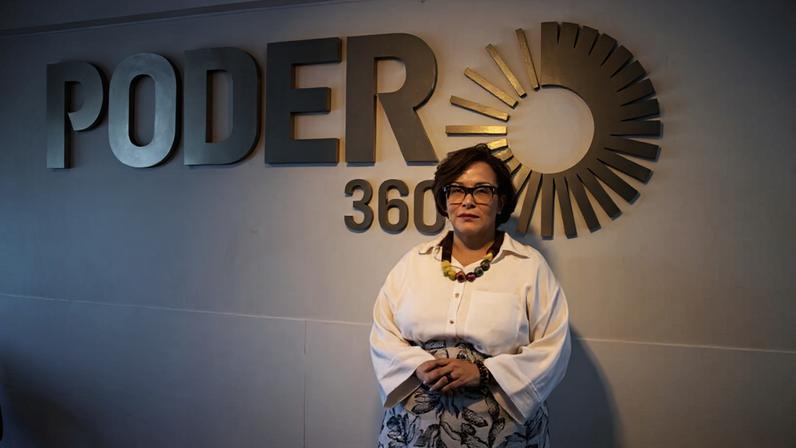 Suelma Rosa, vice-presidente da Assuntos Corporativos da BAT na América Latina, em visita ao jornal digital Poder360