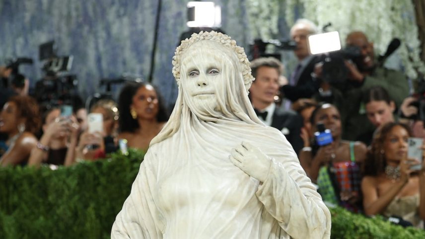 Heidi Klum no Met Gala 2026. Foto: Angela Weiss/AFP