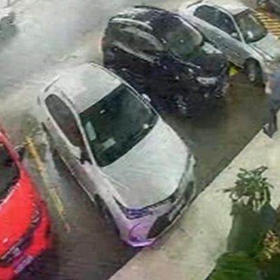 Fachada de churrascaria desaba em Bauru após chuva forte