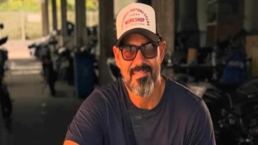 Juliano Cazarré mostra reencontro com a filha especial