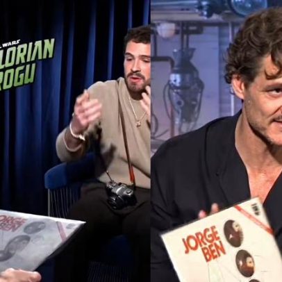 João Guilherme, filho de Leonardo, escolhe disco para Pedro Pascal
