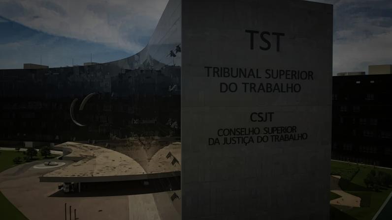 A sede do Tribunal Superior do Trabalho (TST), em Brasília