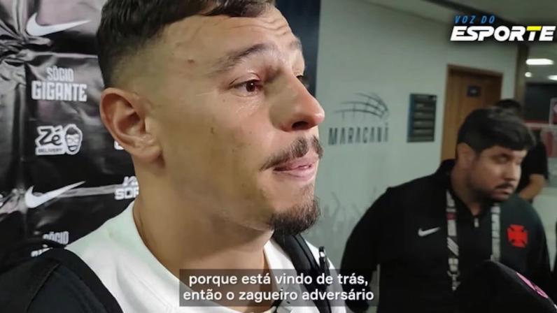 Hugo Moura comenta sobre marcar contra o Flamengo e revelou pedido do treinador que resultou no gol.