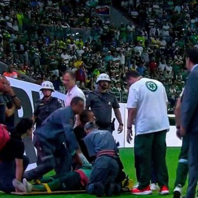 STJD denuncia Palmeiras por invasão de torcedor com Hulk no jogo contra o Santos