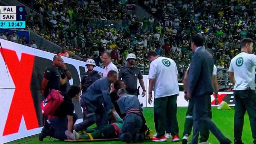 Palmeiras é denunciado pelo STJD por invasão de torcedor com fantasia de ‘Hulk’ em jogo com o Santos