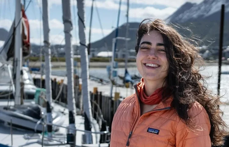 A velejadora Tamara Klink: "Temos muita dificuldade de imaginar um mundo onde não se busca o tempo todo a abundância de recursos, o crescimento infinito." (Arquivo pessoal/Instagram)