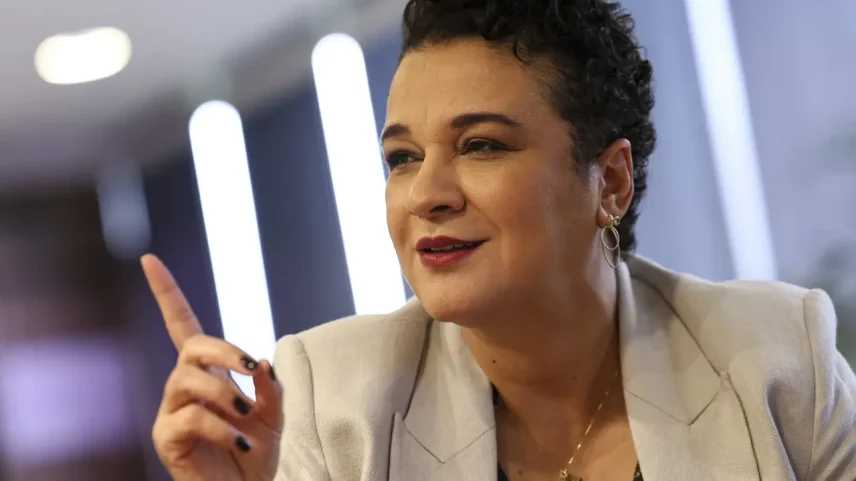 A presidente do Banco do Brasil, Tarciana Medeiros, durante entrevista para a Agência Brasil. (Foto: Marcelo Camargo/Agência Brasil)