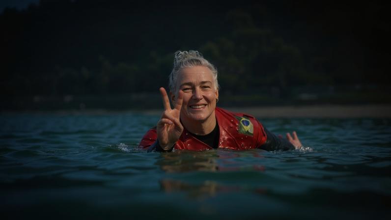 Tati Weston-Webb em ação na WSL (Foto: Brent Bielmann/World Surf League)