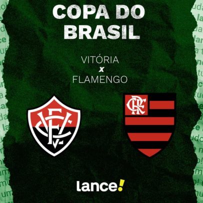 Vitória x Flamengo: onde assistir e prováveis escalações da Copa do Brasil