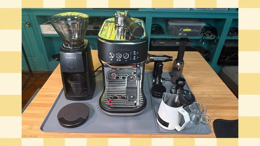 Home espresso machine and accessories