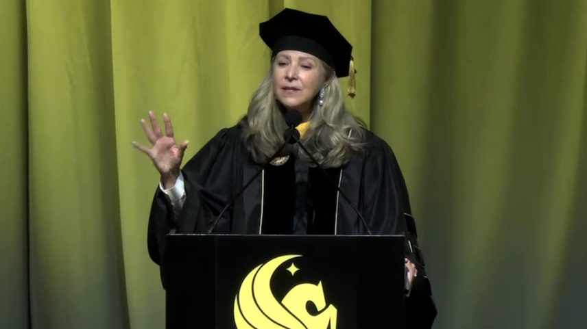 Students at the University of Central Florida booed a commencement speaker after she said that “artificial intelligence is the next industrial revolution.”