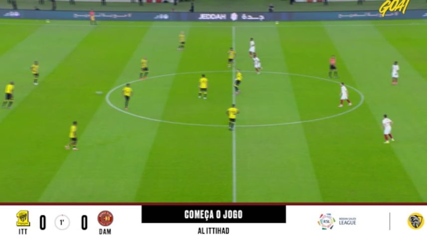 Al Ittihad - Damac 2 - 1 | COMEÇA O JOGO