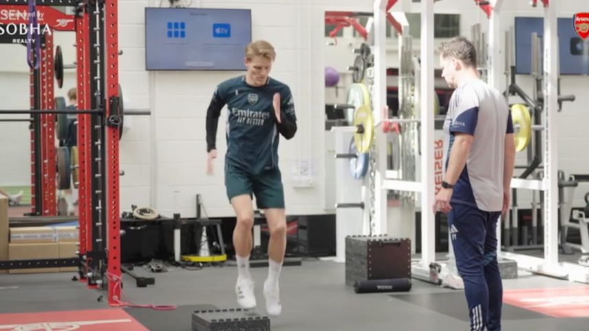O Arsenal segue a preparação para sua última partida em casa na temporada, diante do Burnley, nesta segunda-feira, no Emirates Stadium.
