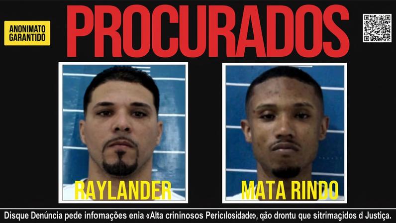 Disque Denúncia solicita informações sobre criminosos que não voltaram à prisão