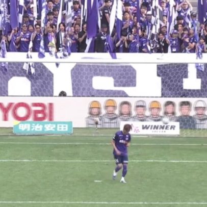 Sanfrecce Hiroshima x Vissel Kobe: pênalti de Shunki Higashi