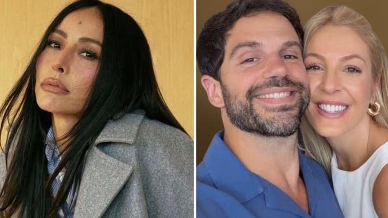 Filha de Sabrina Sato aparece com madrasta em feira escolar