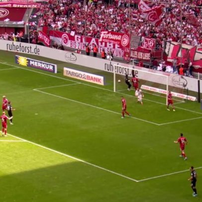 Düsseldorf vence Elversberg por 3-1 na 2. Bundesliga
