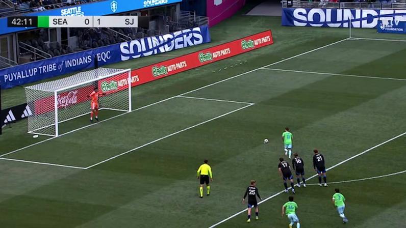 Seattle Sounders FC - San Jose Earthquakes 1 - 1 | GOL - Albert Rusnák