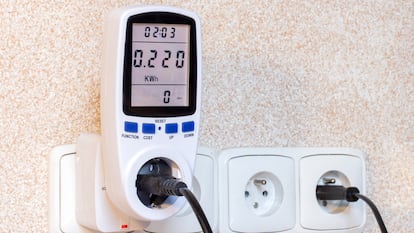 Medidor de consumo eléctrico.