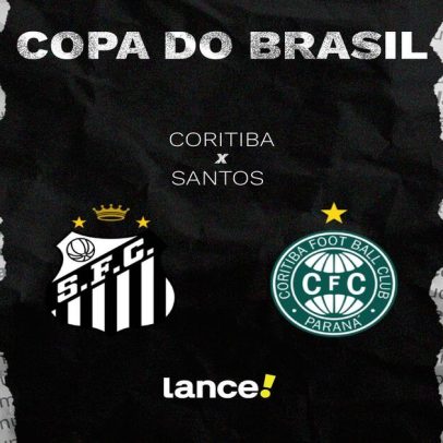 Coritiba x Santos pelo Brasileirão: horário, transmissão e escalações