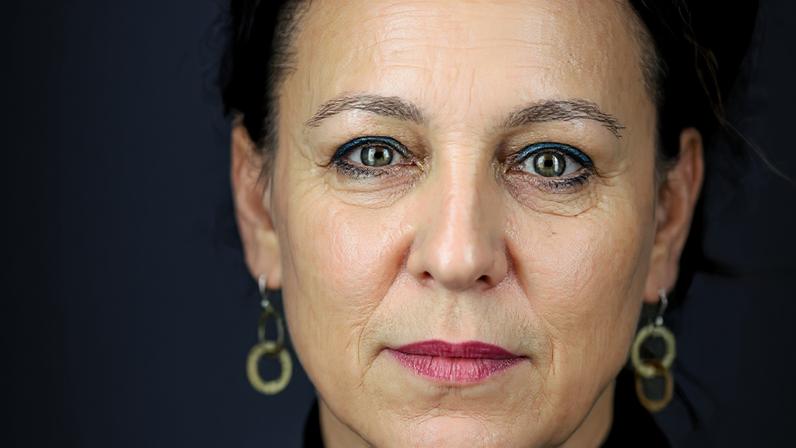 A autora polonesa Olga Tokarczuk, vencedora do Prêmio Nobel de Literatura 2018