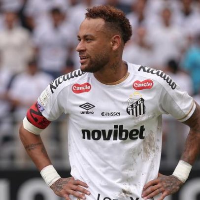 Neymar faz treino físico rigoroso e fica fora dos jogos pelo Santos