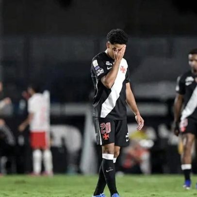 Vasco perde para o Bragantino em São Januário e fica na zona do rebaixamento