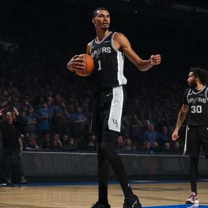 Wembanyama quebra recorde contra MVP da NBA
