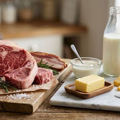 Saúde ao trocar carne e leite: impactos da dieta
